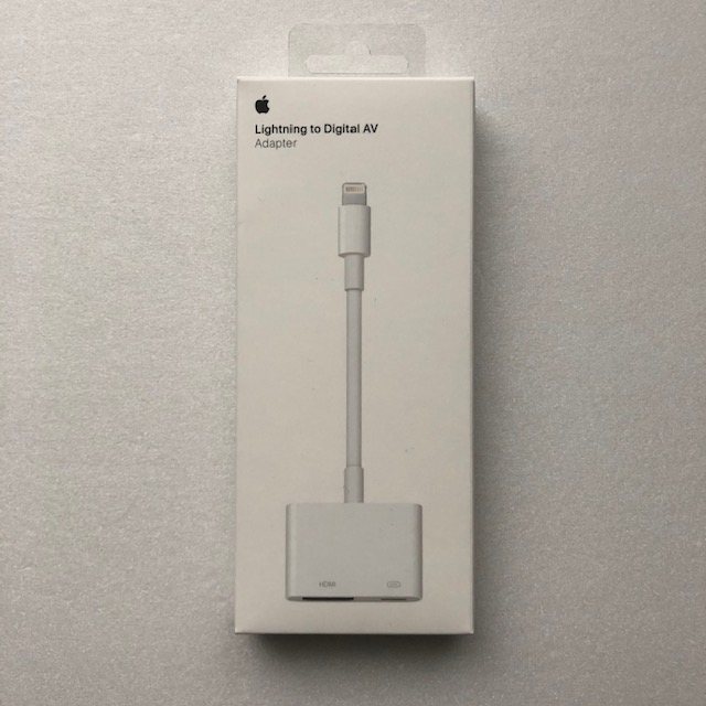 Apple Lightning - Digital AVアダプタ HDMI変換ケーブル iPhone・iPad