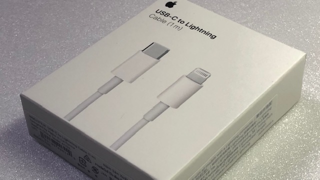 全商品オープニング価格特別価格】 Apple USB-C-Lightning 純正品ケーブル